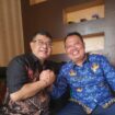 Foto sxklusif Samsul, SH.,CPM dan Kades Agus Salim